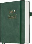 Planner, Undated Daily Planner with To Do List, 365 Days Planner for ADHD Adult, Agenda for Women Men, Hourly Planner Notebook for Goal Setting, Productivity Planner with Calendar, 8.3" x 5.8" (Green)