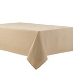 Home Beyond & HB design - 60 x 120 Inch Linen Look Waterproof Rectangular Polyester Tablecloth - Waterproof Wrinkle Stain Resistant Table Cover Protector - Taupe