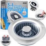 Upgraded 3in1 Kitchen Sink Drain St