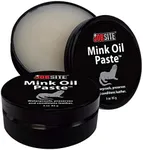 JobSite Premium Mink Oil Leather Waterproof Paste - Preserve Leather Boots & Shoes - 3 oz (2 pack)