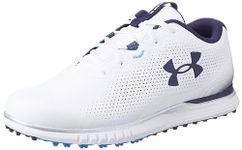 UNDER ARMOUR Men's Golf Shoes White,7