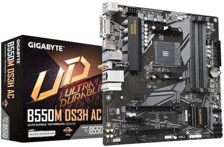 GIGABYTE B550M DS3H AC AMD Ryzen Micro ATX Ultra Durable Motherboard