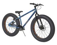 Krusher Men's Dynacraft Fat Tire Bike, Blue/Black/Red, 26"