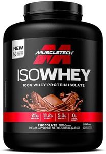 MuscleTech | IsoWhey | Whey Protein Isolate Powder| Muscle Builder for Men & Women | Post Workout Recovery Supplement | Chocolate | 5 lbs | 72 Servings