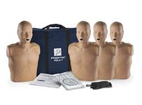 Prestan Professional Adult Dark Skin CPR-AED Training Manikin 4-Pack (with CPR Monitor)