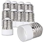 kwmobile E27 to E14 Converter (Pack of 10) - Lamp Socket Adapter Light Bulb Base Converters Screw-in Thread Adaptor Holder Set for LED, Halogen Bulbs