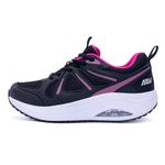 AOV Women Arch Support Walking Shoes Orthotic Sneakers for Plantar Fasciitis Foot and Heel Pain Relief Tennis Shoes, Size 8 BlackRose