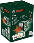 Bosch cross line laser Quigo with universal clamp MM 2 (easy and precise alignment with flexible positioning of the tool thanks to the universal clamp)