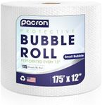 Pacron Protective Small Bubble Roll, Perforated Sheets by Every 12