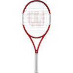 Wilson Tennis Racket, Six.One Lite 102, Unisex, Intermediate Players, Grip Size L2, Red/Grey, WRT73660U2