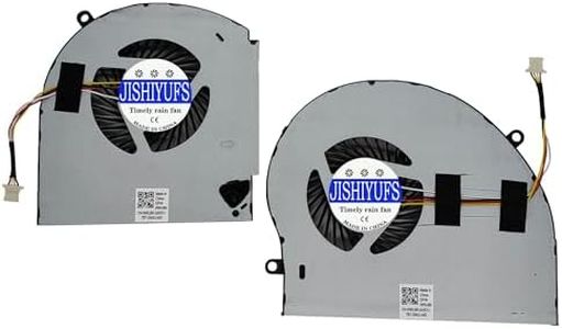 JISHIYUFS Nouveau CPU+GPU Ventilateur de Refroidissement pour Dell Alienware 17 R4 R5 Series MG75090V1-C060-S9A MG75090V1-C070-S9A P31E ALW17C 0K2PKV 04RFW1 DC5V 0.4A Ventilateur