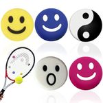 Eophmi Tennis Racket Dampeners 5 Pcs Silicone Tennis Shock Absorber Tennis Accessories Tennis Dampener Tennis Vibration Dampeners for Professional and Casual Players Tennis Training (Multicolour)