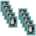 Art Street Individual Photo frames Set of 10, Picture Frame For Home Decoration, Living Room, Office Decoration (Green, Size: 4x6 Inch)