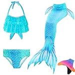 LAO&HAI Girls Mermaid Tail for Swim