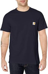 Carhartt Force Relaxed Fit Midweight Short-Sleeve Pocket T-Shirt Utilitaire de Travail, Navy, XXL pour des Hommes
