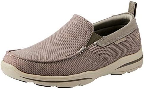 Skechers Men's Relaxed Fit: Harper - Walton Slip-On Sneaker, Khaki, US 8