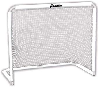 Franklin Sports Steel Goal - All Sport Soccer, Lacrosse Field Hockey and Street Hockey Goal - 50"x42" Youth Goal and Net - Backyard Goal