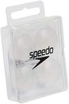 Speedo Unisex Swim Training Silicone Ear Plugs - White, 2 Pair (Pack of 1)