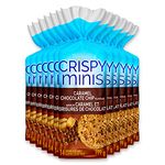 Crispy Minis Caramel Chocolate Chip Flavour Large Brown Rice Cakes, Multi-Pack, 199g (Pack of 12)