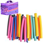 Foam Hair Rollers, Queta 42pcs No Heat Hair Curlers Flexible Rollers Hair Rods For Long Hair Rollers