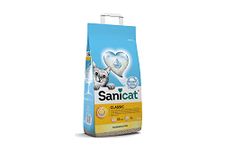 Sanicat - Classic Fragrance-Free cat litter | Fast absorption | product for your pet’s hygiene | No dust | Keep Your Home Clean | 10L capacity