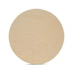 14 Inch Wooden Circles 1/4 Inch Thick, Package of 1, Unfinished Baltic Birch Wood by Woodpeckers