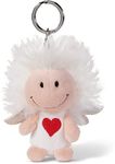 NICI Guardian Angel Keyring with Heart and Glitter Wings 7 cm - Lucky Charm Angel I Angel Keyring for Lanyard, Keychain & Key ring- 46121