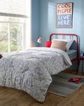 Night Lark Children's Coverless Duvet and Pillowcase Set – Coverless Duvet Single 4.5 Tog with Advanced Smartfil® Fibre, Machine Washable, Hypoallergenic – Blue Whale, Single Bed Size