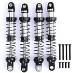 RCAWD New Edition Alloy Front Rear Shocks for Axial 1/18 UTB18 Capra Trail Shock Black