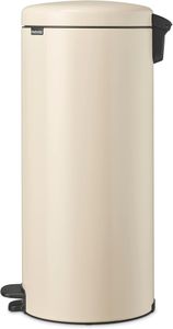 Brabantia NewIcon 30L Pedal Bin – Beige Stainless Steel Trash Can