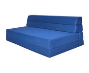 SAPPHIRE Folding Mattress Double Size, 12CM Memory Foam Foldable Mattress Tri-fold for Travel, Z bed, Trifold Mattress,Camping, Guest Bed, Futon Mattress,CertiPUR-US Certified.