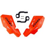 PRO CAKEN Universal Dirt Bike Handguards Motorcycle Hand Guards 7/8 Inches 22mm Left and 1 1/8 Inches 28mm CNC Bracket Handguards for Dirt Bike Motocross ATV for SX SXF EXC XCW, Orange