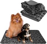 2 Pack Washable Reusable Pee Pads for Dogs | Medium (36" x 31") Bone Print | 100% Waterproof & Extra Absorbent | Large Non-Slip Puppy Pads | Pet Training & Housebreaking