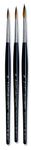 da Vinci Watercolor Brush Set 5548A2 - Maestro Kolinsky Series 35 Long Tapered Rounds 3 Brush Set - Sizes 3, 4, 5