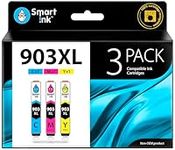 Smart Ink Compatible Ink Cartridge Replacement for HP 903 903XL High Yield 3 Multipack (Cyan Magenta Yellow) with Advanced Chip Technology to use with Officejet 6950 All-in-One Officejet Pro 6960 6970