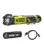 Ryobi RLP4-120G 4V Cordless Lithium Pivoting Light (1 x 4V 2.0Ah)