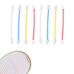 Eqwol Tennis Racket Dampener, Tennis Dampener for Racket, Shock Absorber Tennis Vibration Dampener in 4 Colors,8 Pcs