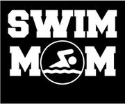 Swim Mom Decal | Swimming Decal | 6 X 4 In | Laptop, Car, Truck, Wall Etc. | CCI208