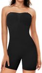 Gotoly Strapless Shapewear Bodysuit for Women Tummy Control One Piece Seamless Body Shaper with Removable Straps