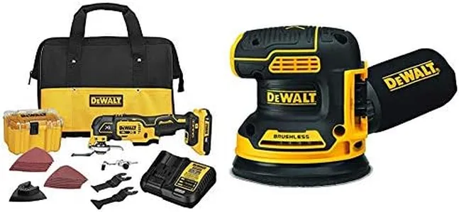 DEWALT 20V MAX XR Multi-Tool Kit, Oscillating Tool, and Orbital Sander