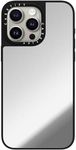 CASETiFY Mirror iPhone 15 Pro Max Case [Reflective / 4.9ft Drop Protection/Compatible with Magsafe] - Silver on Black