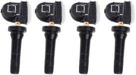 Tire Pressure Sensor, 4pcs Rubber Tire Pressure Monitor Sensor Valve Stems TPMS Tire Pressure Monitoring System for Ford Ecosport/Fiesta/Focus