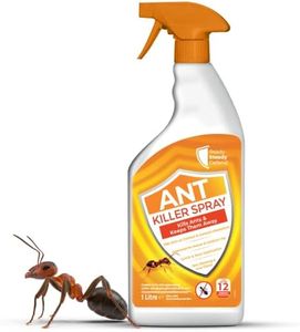 Ant Killer Spray | 1L - Indoor & Outdoor Ant Control Solution | Fast-Acting, Long-Lasting Formula for Complete Ant Lifecycle Control | Suitable for Various Surfaces | Easy-to-Use Spray