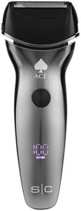 StyleCraft Ace Mens Electric Cordless Wet/Dry Shaver with Precision Foil Shaver, Triple Shave System with LCD Display, Smart Contour