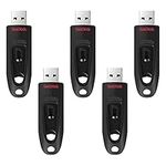 SanDisk 128GB 5-Pack Ultra USB 3.0 Flash Drive (5x128GB) - SDCZ48-128G-B5CT