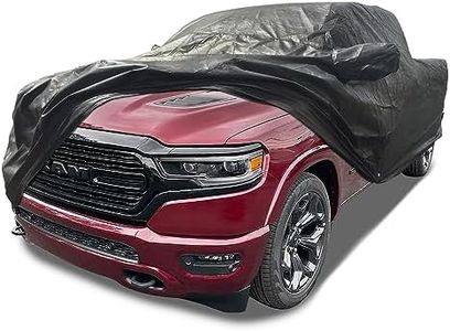 CarsCover Custom Fits for 2019-2023 Dodge Ram 1500 Crew Cab Quad Cab 5.7ft Bed Box Short Bed Xtrashield Black Truck Car Cover