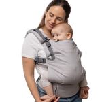 Boba X Baby Carrier Newborn to Toddler - Certified Hip-Healthy Baby Carriers & Toddler Carrier, Micro-Adjustable Baby Carriers from Newborn, Petite to Plus Size Baby Carrier 7-45 lbs (Grey)