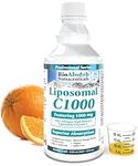 Liposomal Vitamin C 1000mg. 250ml. 50 Servings of Liquid Vitamin C. Non GMO. Soy-Free. Vegan. Natural Orange Flavour.