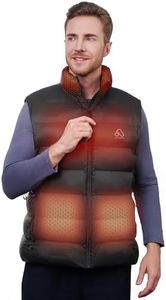 AVIDIA Heated Vest for men with Battery Pack, Rechargeable, Lightweight Fast Heating, Ideal Christmas Gifts for Him