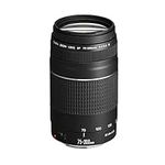 Canon Black, EF 75 - 300 mm f/4.0 - 5.6 III Filter Size 58 mm Zoom Lens (Not USM), 6 cm